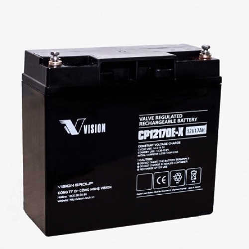ẮC QUY VISION CP12170E-X, 12V-17AH