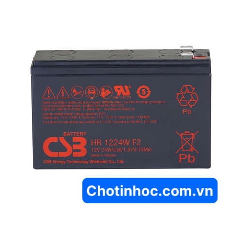 BÌNH ẮC QUY CSB HR1224WF2 
