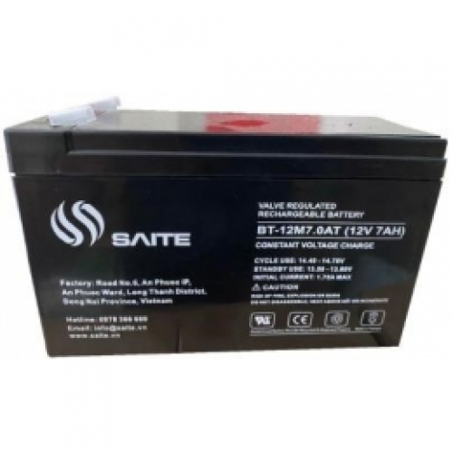 BÌNH ẮC QUY SAITE 12V-7AH