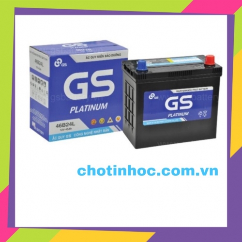 ẮC QUY GS 46B24L-MF, 12V-45Ah