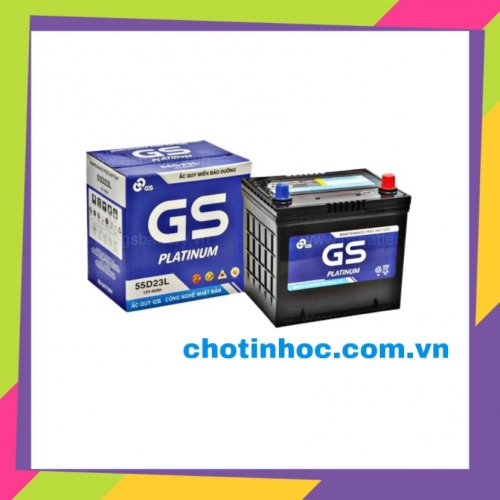 ẮC QUY GS 55D23L-MF, 12V - 60AH