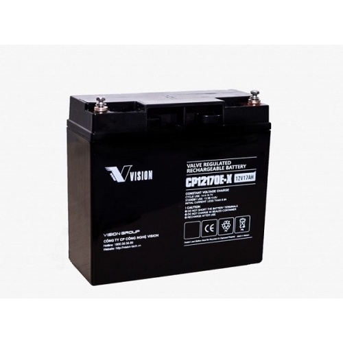 ẮC QUY VISION CP12170E-X, 12V-17AH
