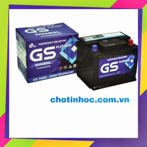 ẮC QUY GS DIN60L-MF, 12V-60Ah